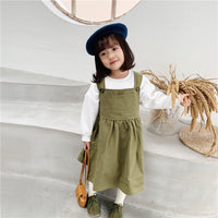 Solid color frock skirt