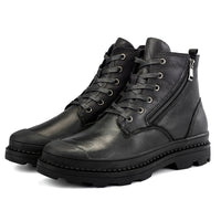 Winter leather Martin boots plus velvet non-slip breathable men's shoes