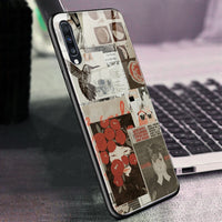 Anti-drop nostalgic illustration mobile phone case
