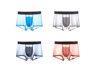 Ice silk underwear men's summer breathable ultra-thin quick-drying boxer