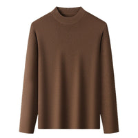 Men's Wool-blend Knitwear With A Mock Turtleneck
