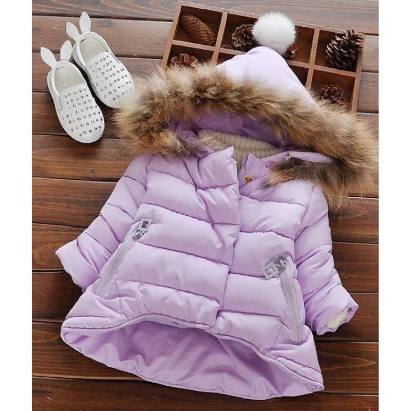 Warm Fluffy Winter Fleece jacket for Girls