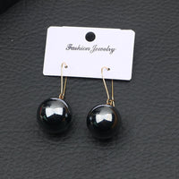 Large Pearl Silver Pearl Ear Clips For Women