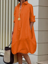 Women's Solid Color Fashion Single-breasted Hollow-out Long-sleeved Shirt