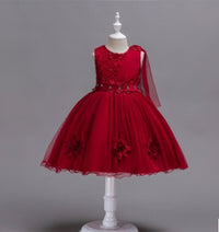 Bow mesh dress
