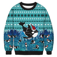 Printed Crew Neck Sweatshirt Autumn And Winter Long Sleeve Loose Women
