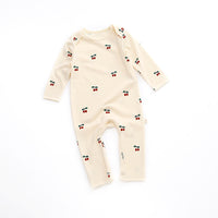 Long-sleeved Cotton Romper For Infants And Young Children