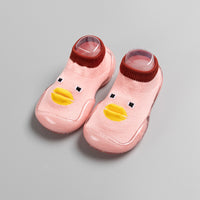 Non-slip knitted toddler shoes