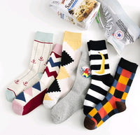 British wind socks personality couple socks men and women cotton stockings