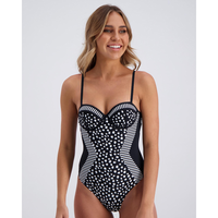 High waist one-piece swimsuit
