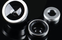 Mobile phone fisheye lens three in one specific mobile phone lens magnifier fisheye wide-angle macro self artifact