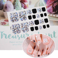 Nail stickers foot stickers 22 small stickers waterproof nail stickers foot nail stickers