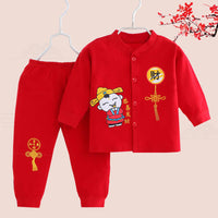 Newborn Full Moon 100 Days Pure Cotton Two Piece Set