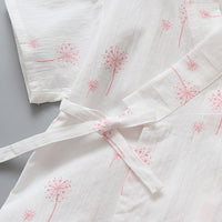 Cotton kimono short-sleeved comfortable home wear pajamas