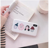 Compatible With Soft Silicone Case For X 10 X XS Max XR 6 6S 7 7 Plus Red Riding Hood Cartoon Girl INS