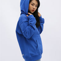 Fleece Loose Printed Hoodie Men And Women