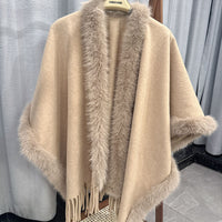Women's Flow Su Spun Wool Cashmere Double-sided Woolen Cloak