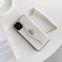 Luxury  Pattern Portable Phone Case With Lanyard