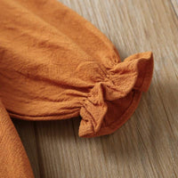 Solid color ruffled triangle one-piece romper