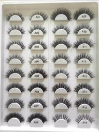 Handmade 3D Mink Full Strip False Eyelashes - Family