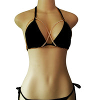 Women's Rhinestone Bikini Chest Chain