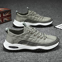 Men's Ice Silk Cloth Breathable Sports Casual Borad Shoes