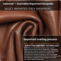 Sheepskin Trench Coat Lapel Jacket