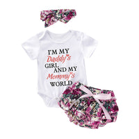 Three-piece short sleeve colorful stretch turban