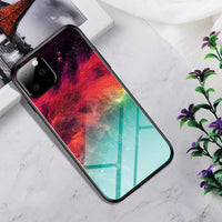 Gradient glass phone case