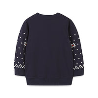 Children's Sweater European And American Style Children Elk Printing Pullover