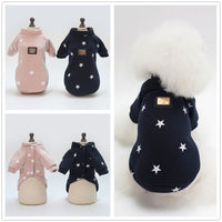 Pet Clothes Autumn And Winter Five-pointed Star Sweater