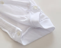 Boys Gentleman Bow Long Sleeve Romper Bodysuit