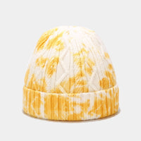 Tie-dye knitted hat