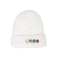 Warm and velvet pointy knitted hat