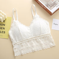 Women's Lace French Push Up Breathable Hollow Bra