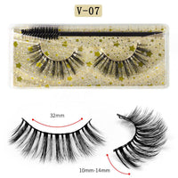 Long Natural Eyelashes With Plastic Cotton Thread