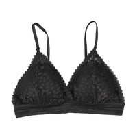 French underwear women's thin steel bra without steel ring flat chest