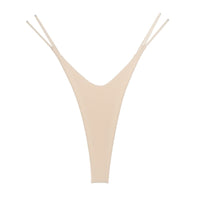 High Slit T-back Cotton Double Layer Bikini Shape Underwear Thin Belt