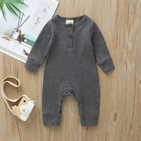 Knitted multicolor cardigan long sleeve jumpsuit