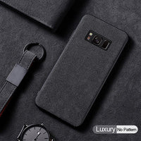 Suede protective sleeve