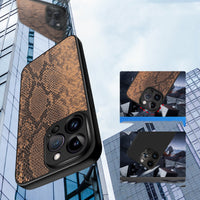 Python-patterned Mobile Phone Case With Fine Holes To Prevent Falling