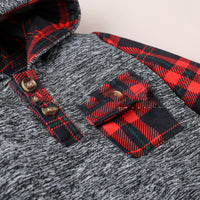 3-color long-sleeved hooded romper