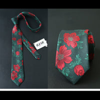 Male business striped retro suit tie
