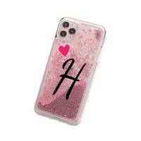 26 English letters with flower phone case