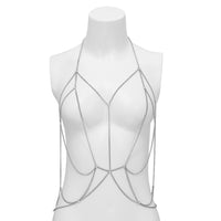 Personality Geometric Metal Chain Women's Chest Chain