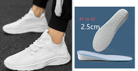 Breathable White Mesh Men's Casual Sneaker