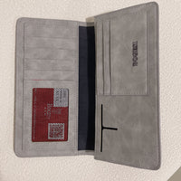 Men's Thin Wallet Long Card Holder