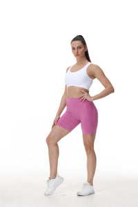Side Crescent Fitness Three Point Yoga Shorts