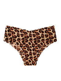 European And American Seamless Ice Silk Briefs Sexy Breathable With Print
