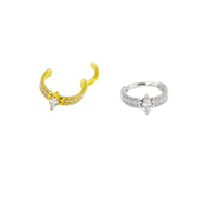 Titanium Steel European And American Entry Lux Full Diamond Earrings
